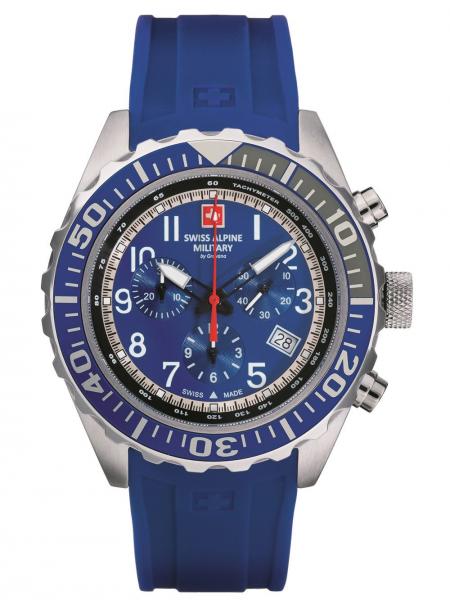 Meeste käekell Swiss Alpine Military Navy 7076.9835 - Premiumkellad