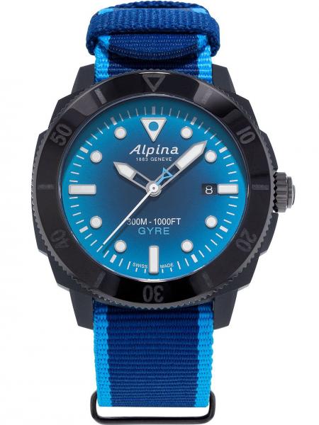 Meeste käekell Alpina Seastrong Gyre Diver AL-525LNSB4VG6 - Premiumkellad