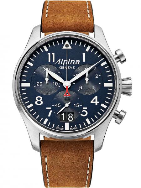 Meeste käekell Alpina Startimer Pilot AL-372N4S6 - Premiumkellad