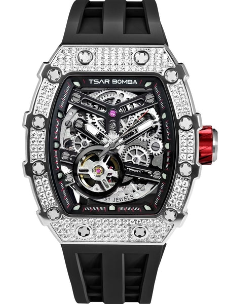 Meeste käekell Tsar Bomba Elemental Zirconia Automatic TB8208D-06 - Premiumkellad