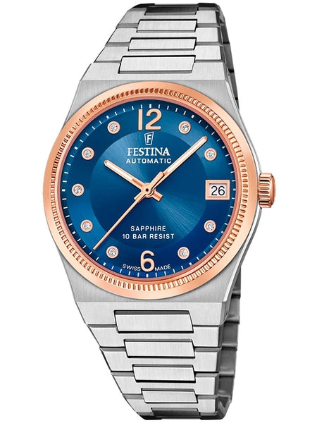 Naiste käekell Festina Rivé Automatic F20031/2 - Premiumkellad