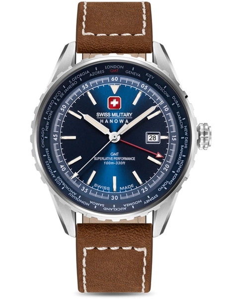 Meeste käekell Swiss Military Hanowa Afterburn GMT SMWGB0003202 - Premiumkellad