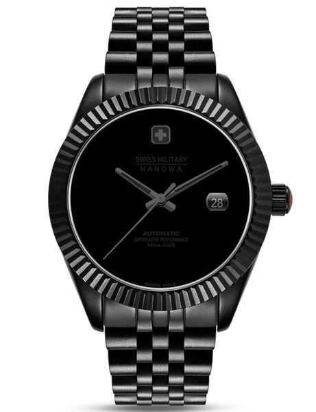 Meeste käekell Swiss Military Hanowa Dark Night Automatic SMWGL0005530 - Premiumkellad