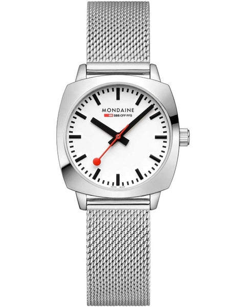 Naiste käekell Mondaine Petite Cushion MSL.31110.SM - Premiumkellad