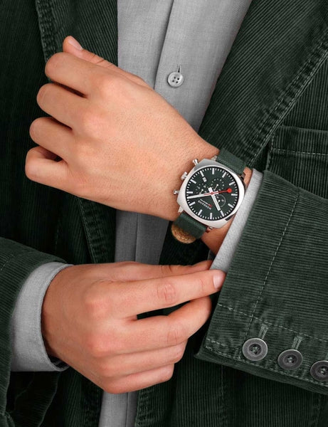 Meeste käekell Mondaine Grand Cushion MSL.41460.LF.SET