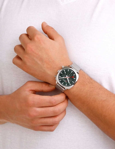 Meeste käekell Mondaine Grand Cushion MSL.41460.LF.SET