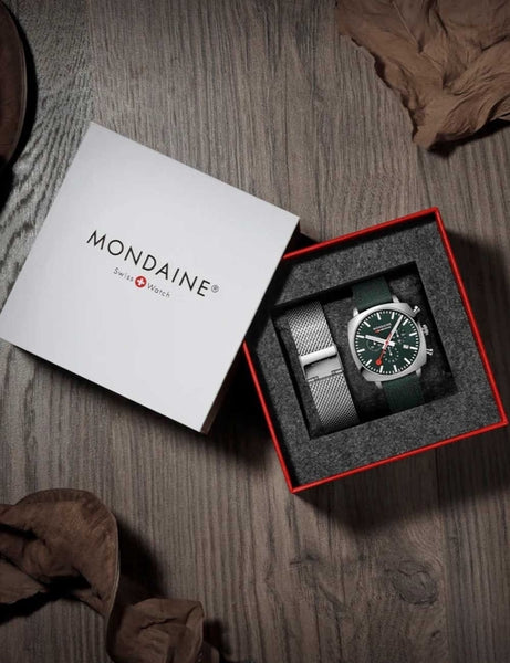 Meeste käekell Mondaine Grand Cushion MSL.41460.LF.SET