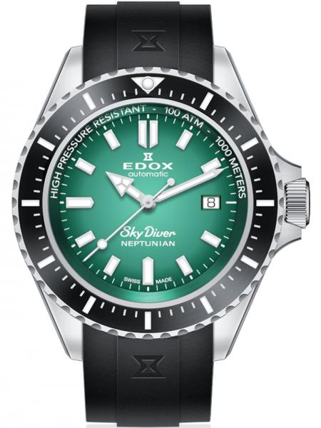 Meeste käekell Edox Skydiver Neptunian 80120-3NCA-VDN - Premiumkellad
