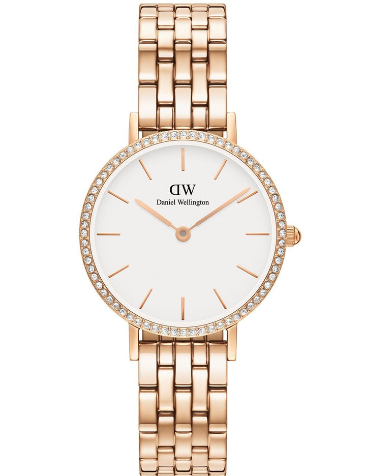Naiste käekell Daniel Wellington Petite Lumine Bezel 5-Link Melrose DW00100666 - Premiumkellad