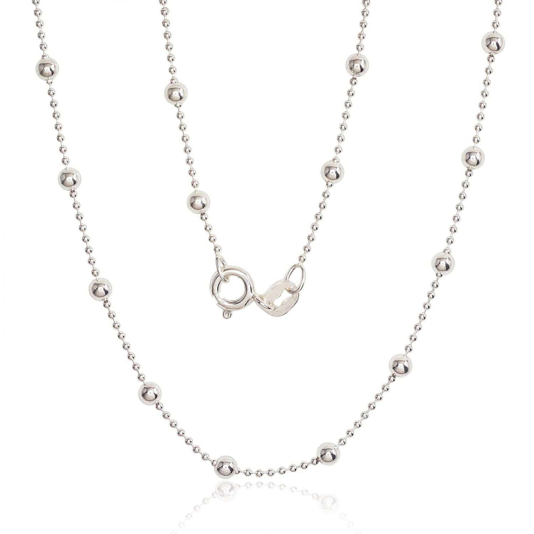Hõbekett Bead 1-3 mm #2400058, Hõbe 925° - Premiumkellad