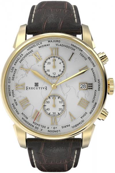 Meeste käekell Executive Double Breasted EX-1002-04 - Premiumkellad