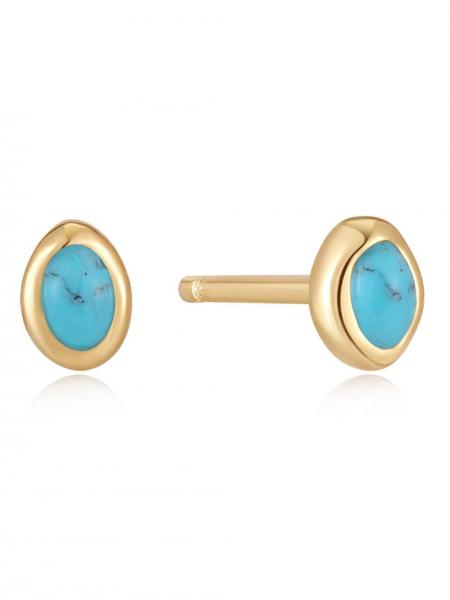 Ania Haie kõrvarõngad Turquoise Wave E044-01G - Premiumkellad
